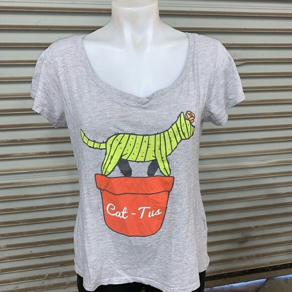 Joe Boxer graphic T-Shirt cat-tus short sleeve - Picture 1 of 6